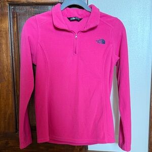 The North Face Magenta Fleece Half-Zip